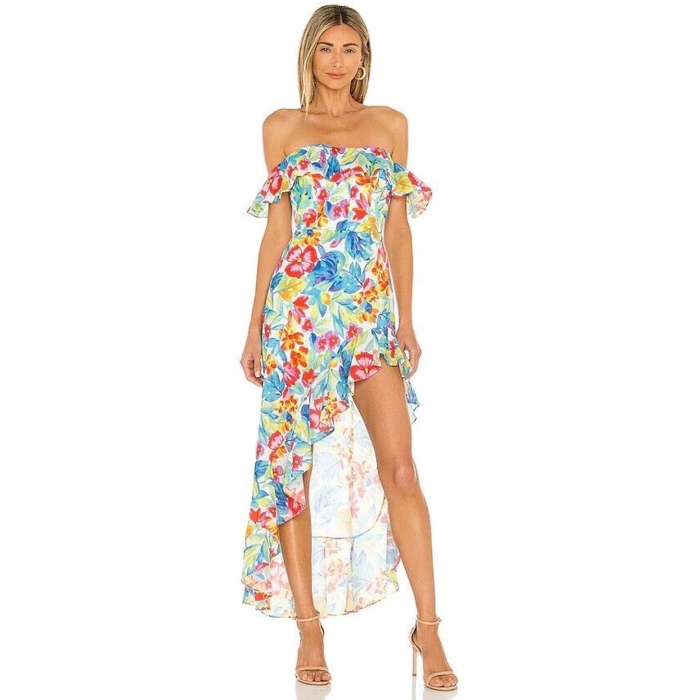 AMANDA UPRICHARD FLORAL DRESS